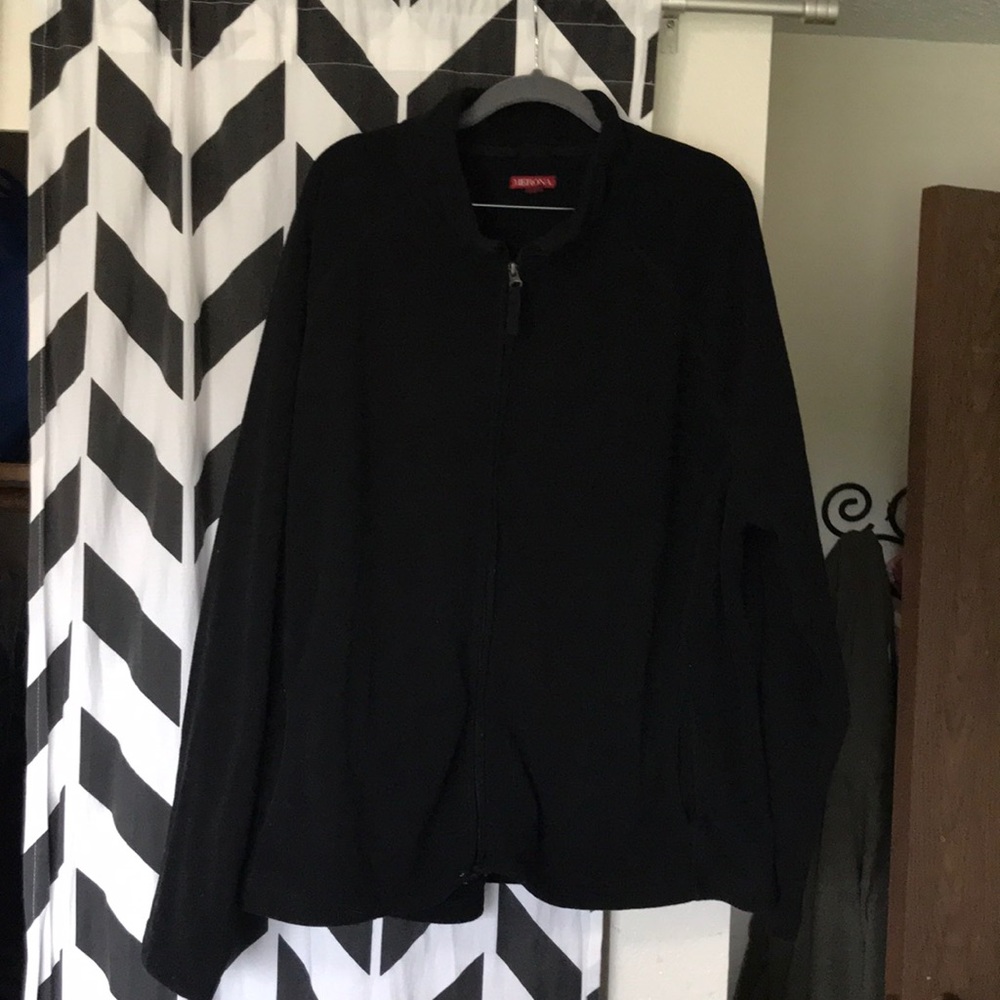 Black zip up jacket